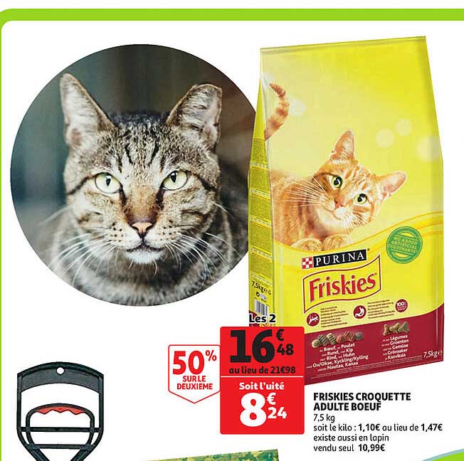 Friskies Croquette Adulte Bœuf