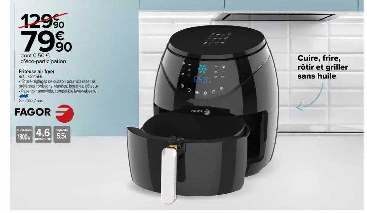friteuse air fryer fagor