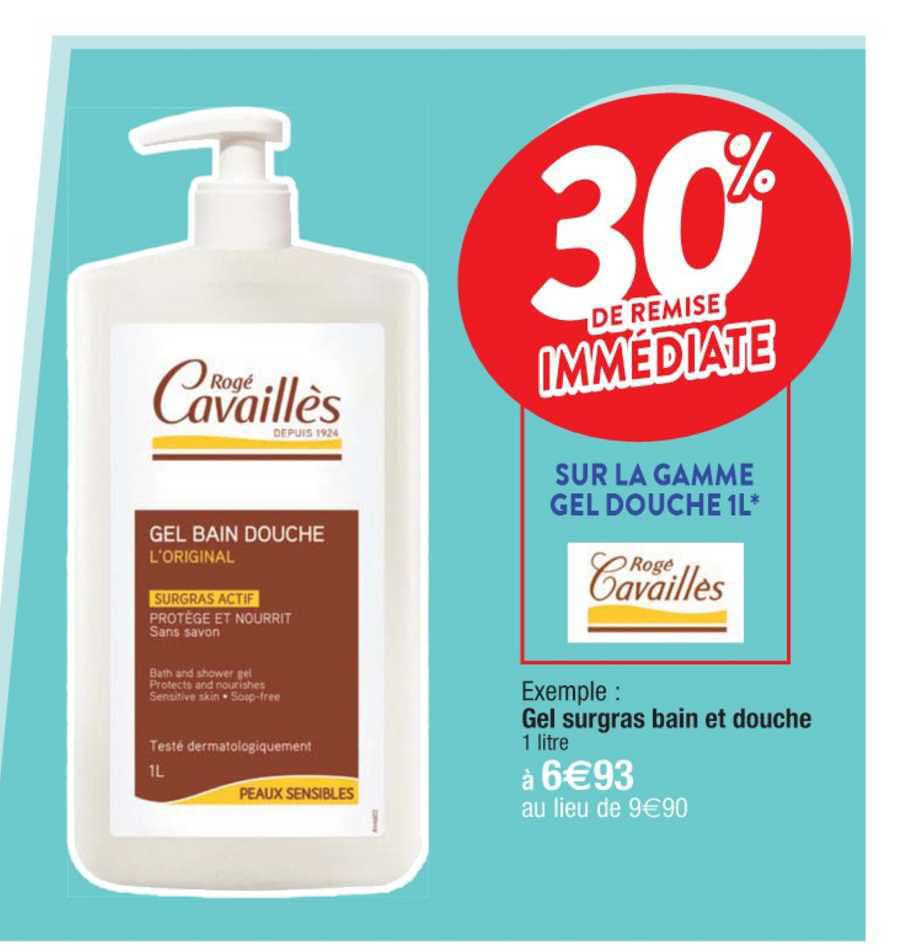 gel surgras bain et douche rogé cavaillès