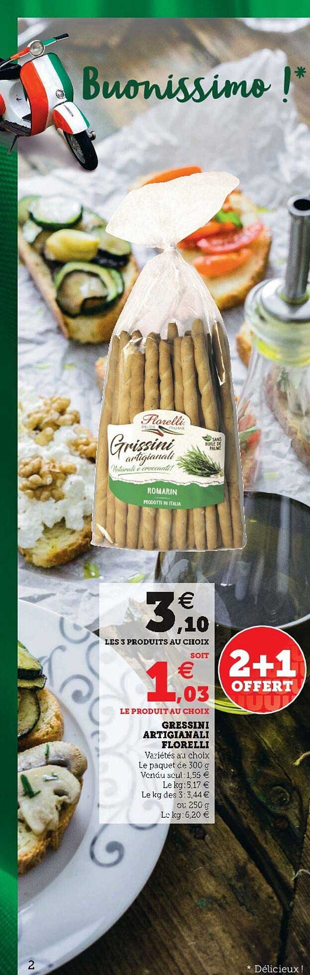 Gressini Artigianali Florelli 2+1 Offert