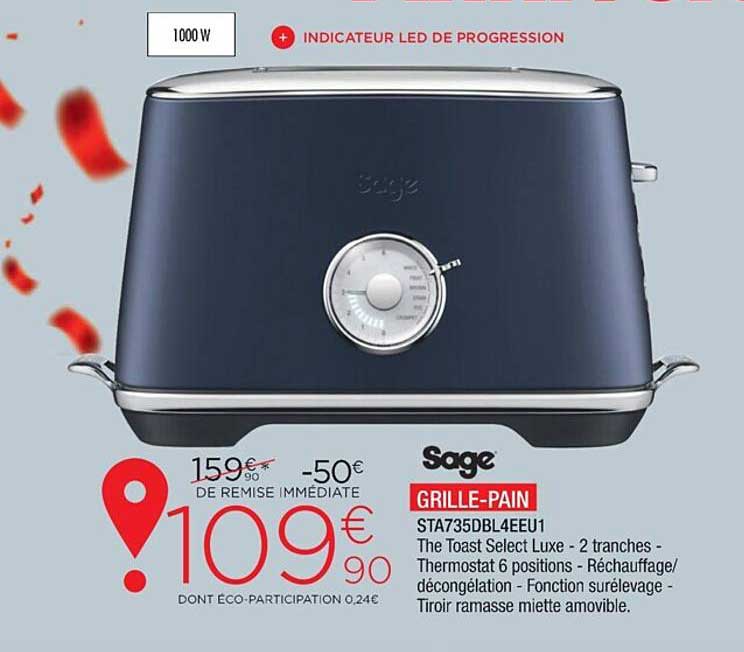 grille-pain sta735dbl4eeu1 sage