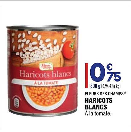 haricots blanc fleurs des champs