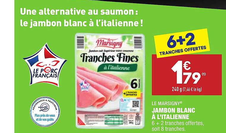jambon blanc à l'italienne le marsigny