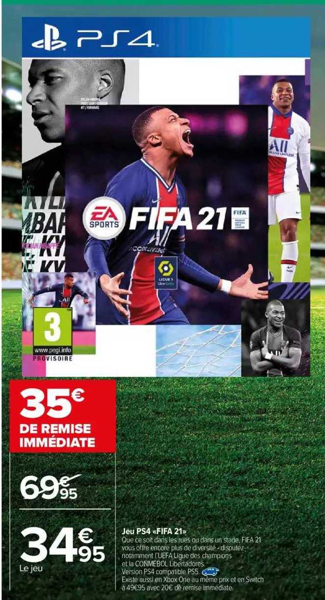 jeu ps4 "fifa 21"