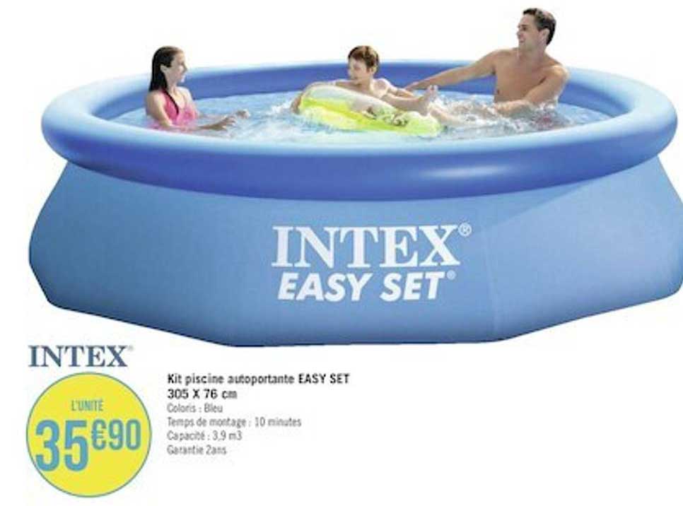 Kit Piscine Autoportante Easy Set 305 X 76 Cm Intex