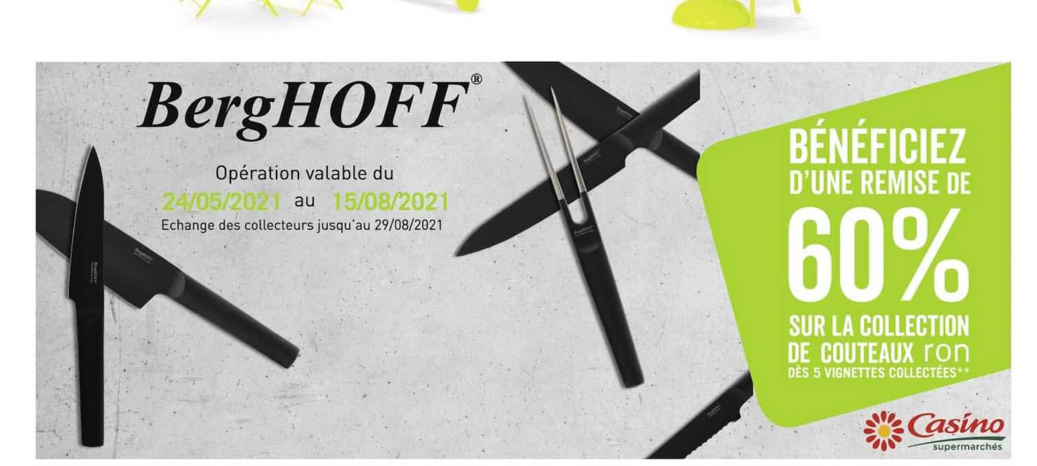 la collection de couteaux ron berg hoff