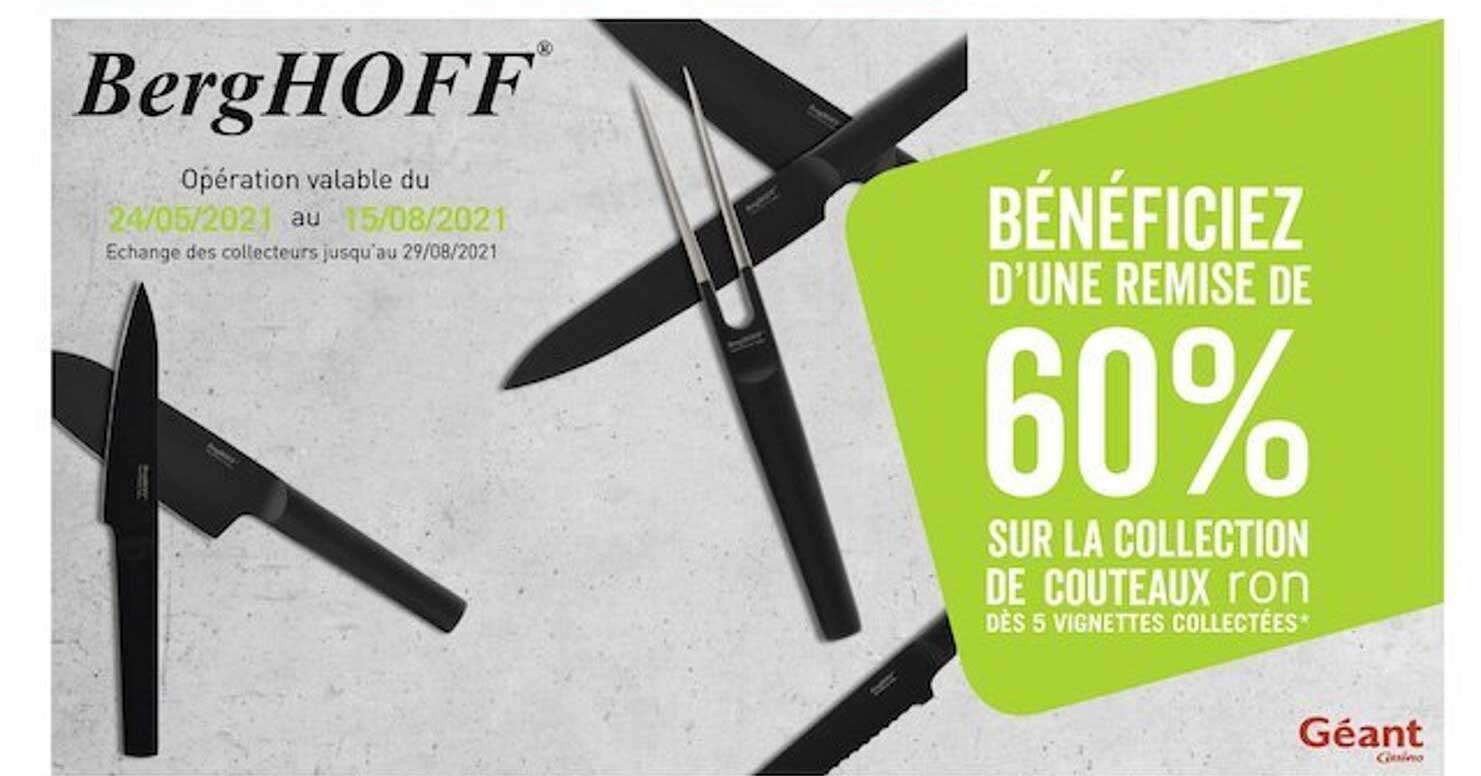 la collection de couteaux ron berg hoff