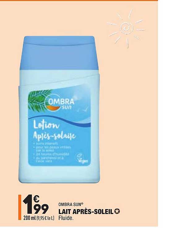 lait après-soleil ombra sun