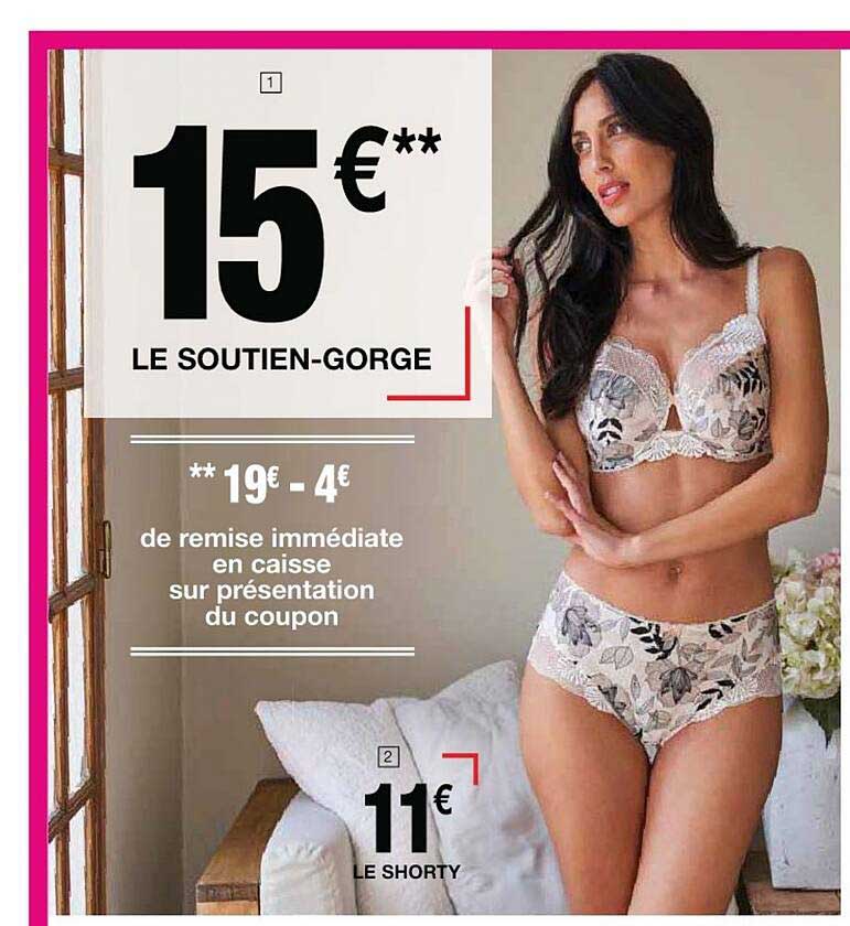 le soutien-gorge, le shorty