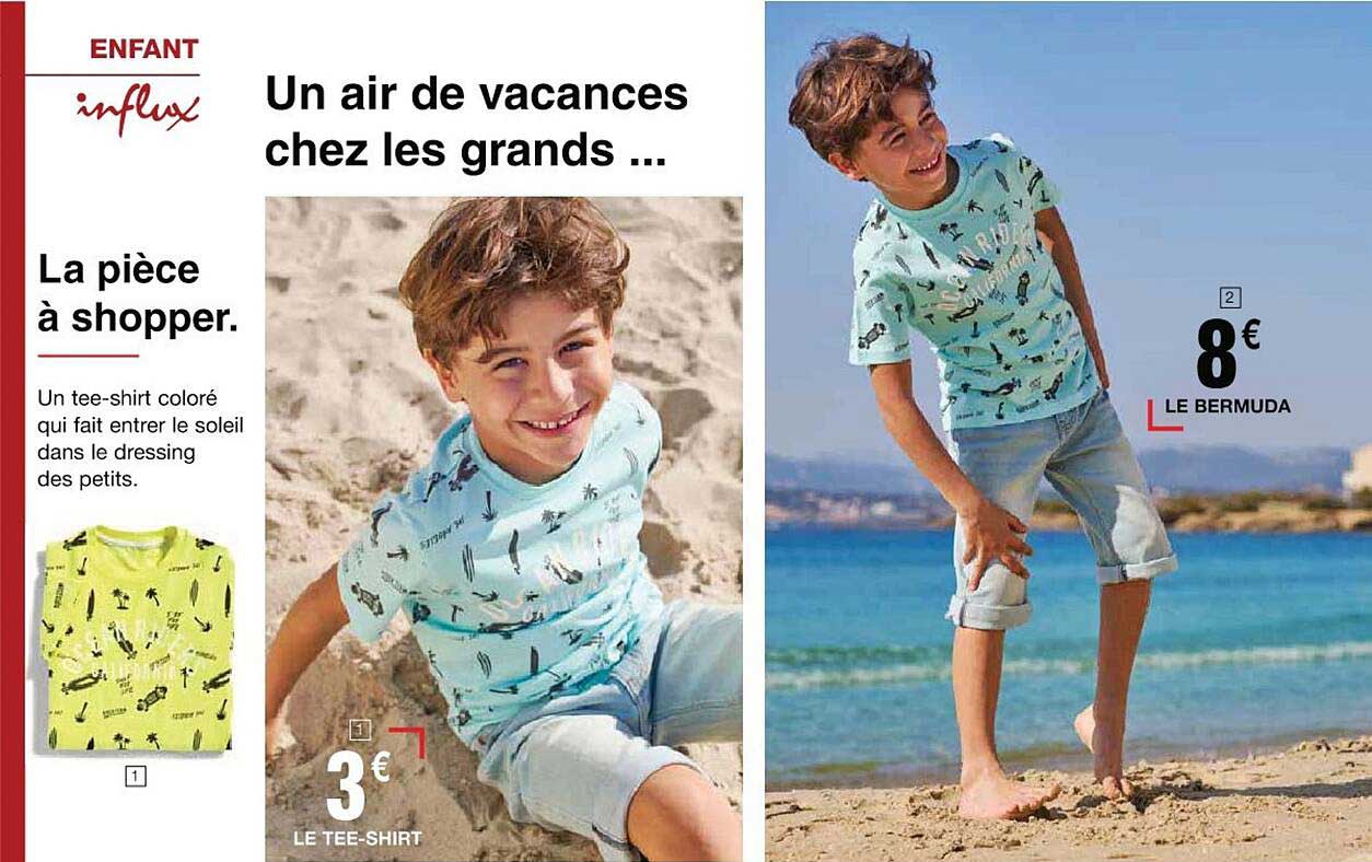 le tee-shirt enfant influx