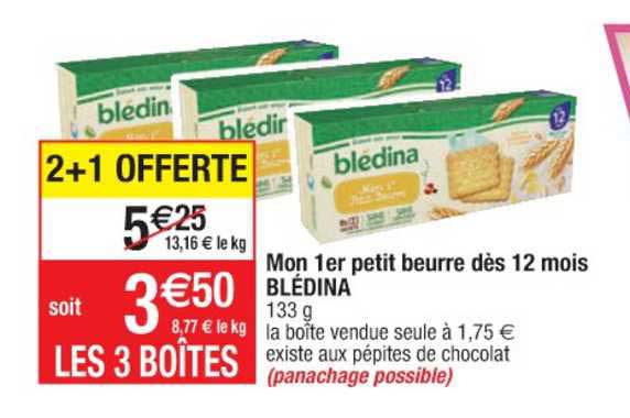mon 1er petit beurre des 12 mois blédina