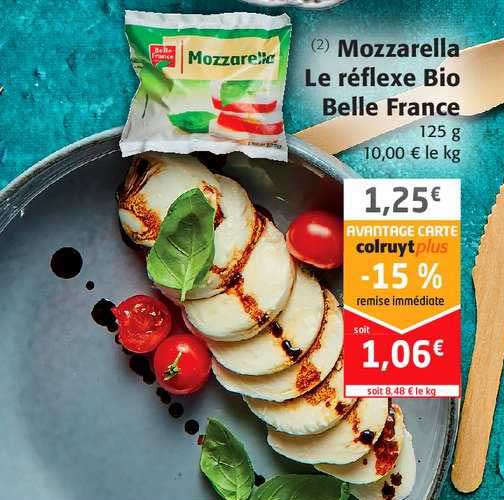 mozzarella le réflexe bio belle france