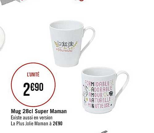 Mug 28cl Super Maman