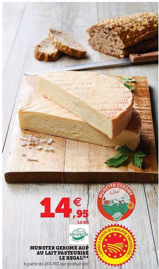 Munster Gerome Aop Au Lait Pasteurisé Le Regal