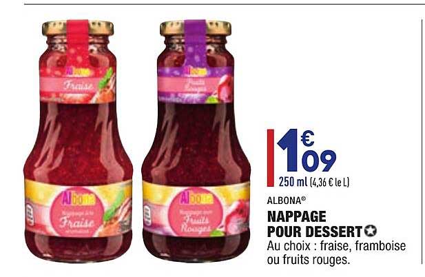 nappage pour dessert albona