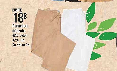 pantalon détente