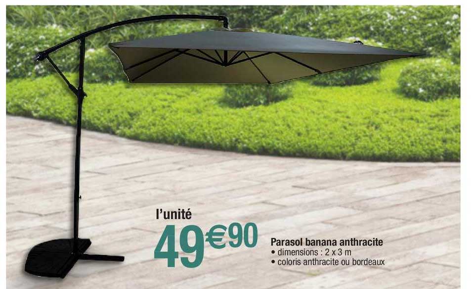 Parasol Banana Anthracite