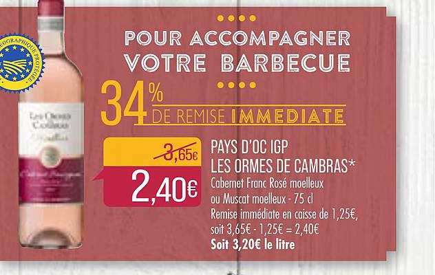 pays d'oc igp les ormes de cambras