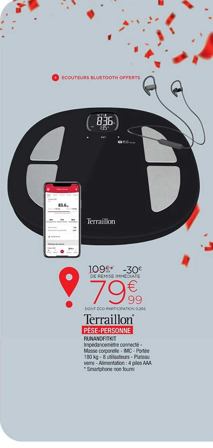 pèse-personne runadfitkit terraillon