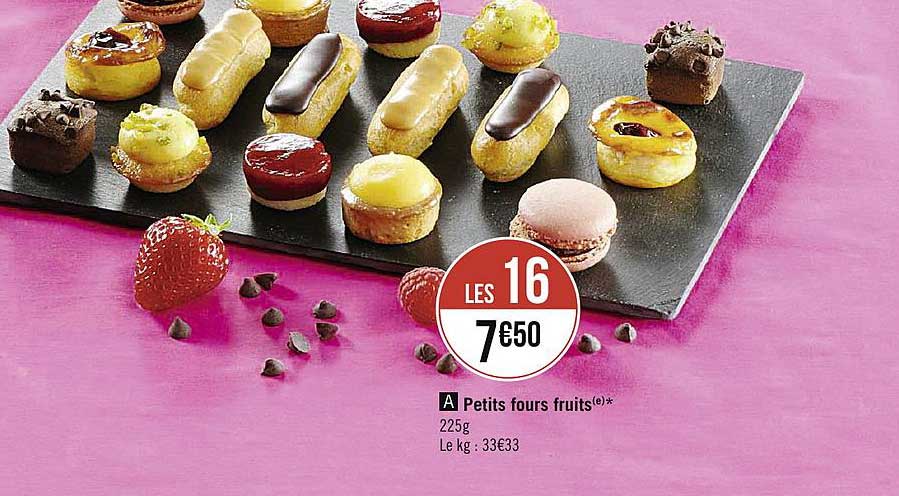 Petits Fours Fruits