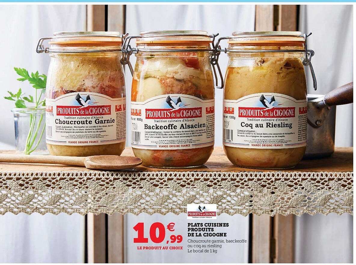Plats Cuisinés Produits De La Cigogne