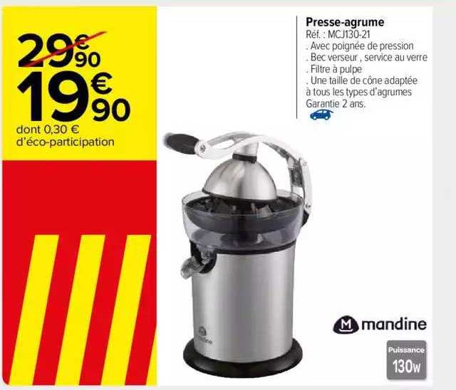 presse agrume mandine