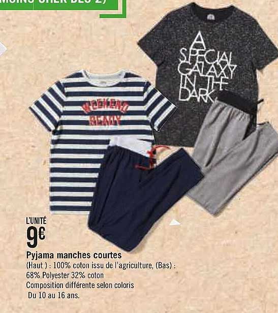 Pyjama Manches Courtes