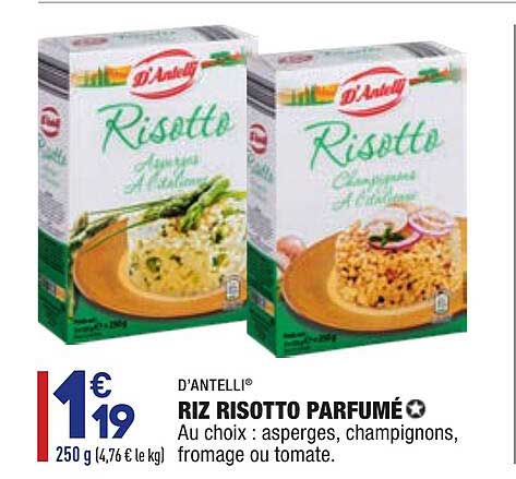 Riz Risotto Parfumé D'antelli