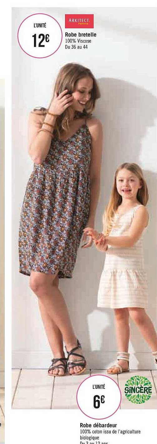 robe bretelle arkitect, robe débardeur sincère