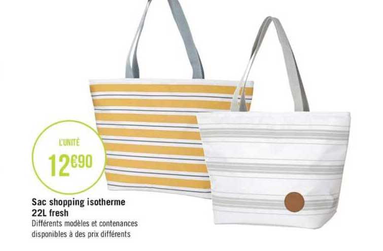 sac shopping isotherme 22l fresh