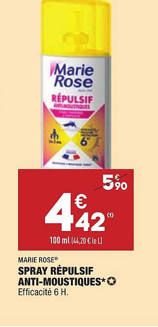 spray répulsif anti-moustiques marie rose