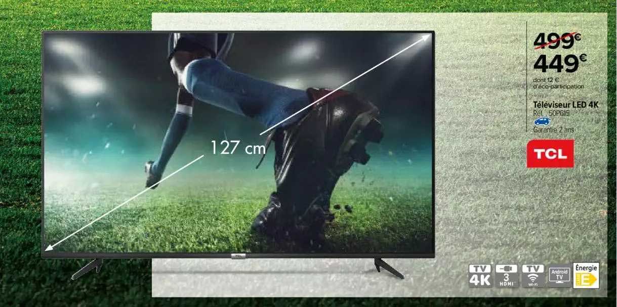 Téléviseur Led 4k Tcl