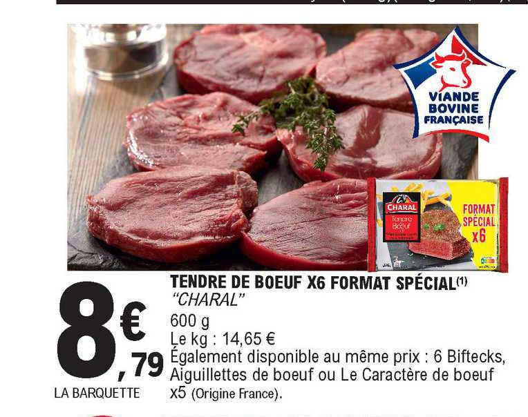 Tendre De Boeuf X6 Format Spécial Charal