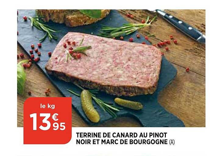 terrine de canard au pinot noir et marc de bourgogne