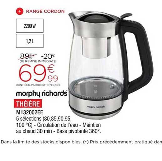 Théière Morphy Richards