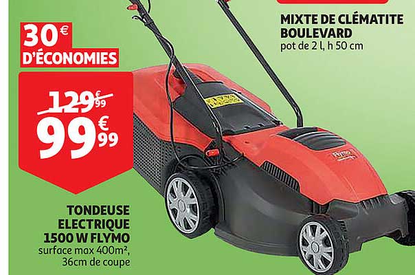 tondeuse électrique 1500 w flymo