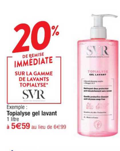 topialyse gel lavant svr