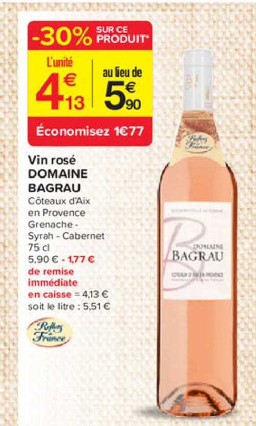 vin rosé domaine bagrau