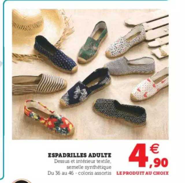 éspadrilles adulte