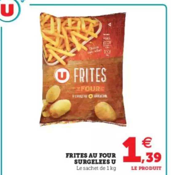 Frites Au Four Surgelées U