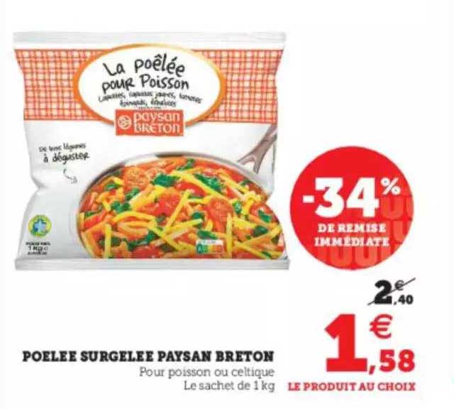 poêlée surgelée paysan breton