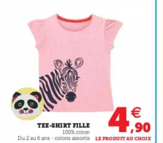 tee-shirt fille