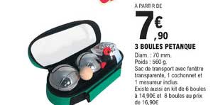 3 Boules Petanque