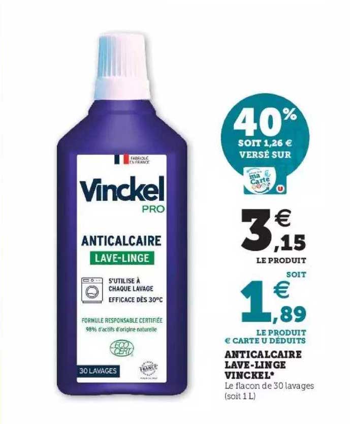 anticalcaire lave-linge vinckel