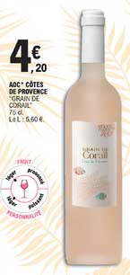 Aoc Côtes De Provence Grain De Corail