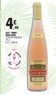 aoc pinot noir rose cattin frères