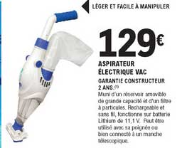 aspirateur électrique vac