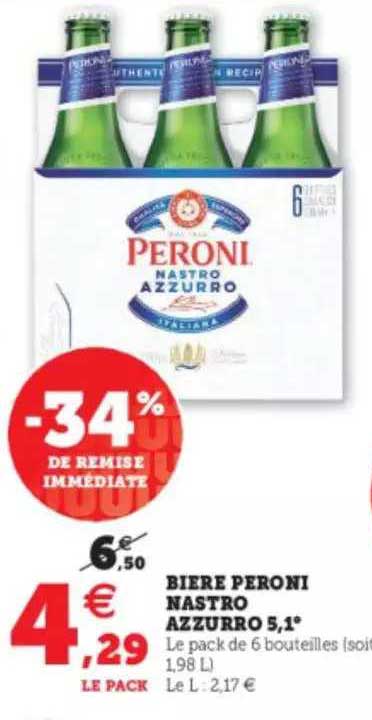 bière peroni nastro azzurro 5,1°
