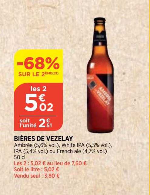 bières de vezelay