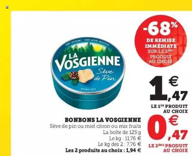 bonbons la vosgienne